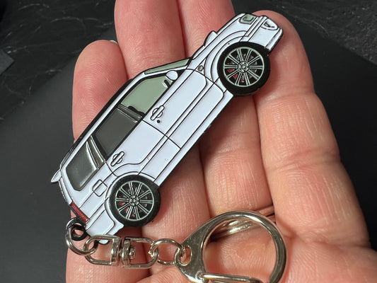 Enamel on Metal Keychains FOR Subaru Forester Turbo STi choose your color! Great gift for the Subie fan in your life!