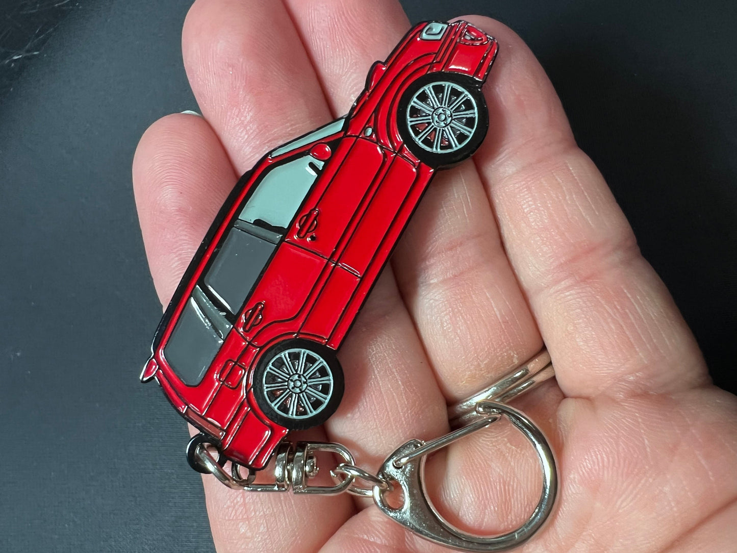 Enamel on Metal Keychains FOR Subaru Forester Turbo STi choose your color! Great gift for the Subie fan in your life!