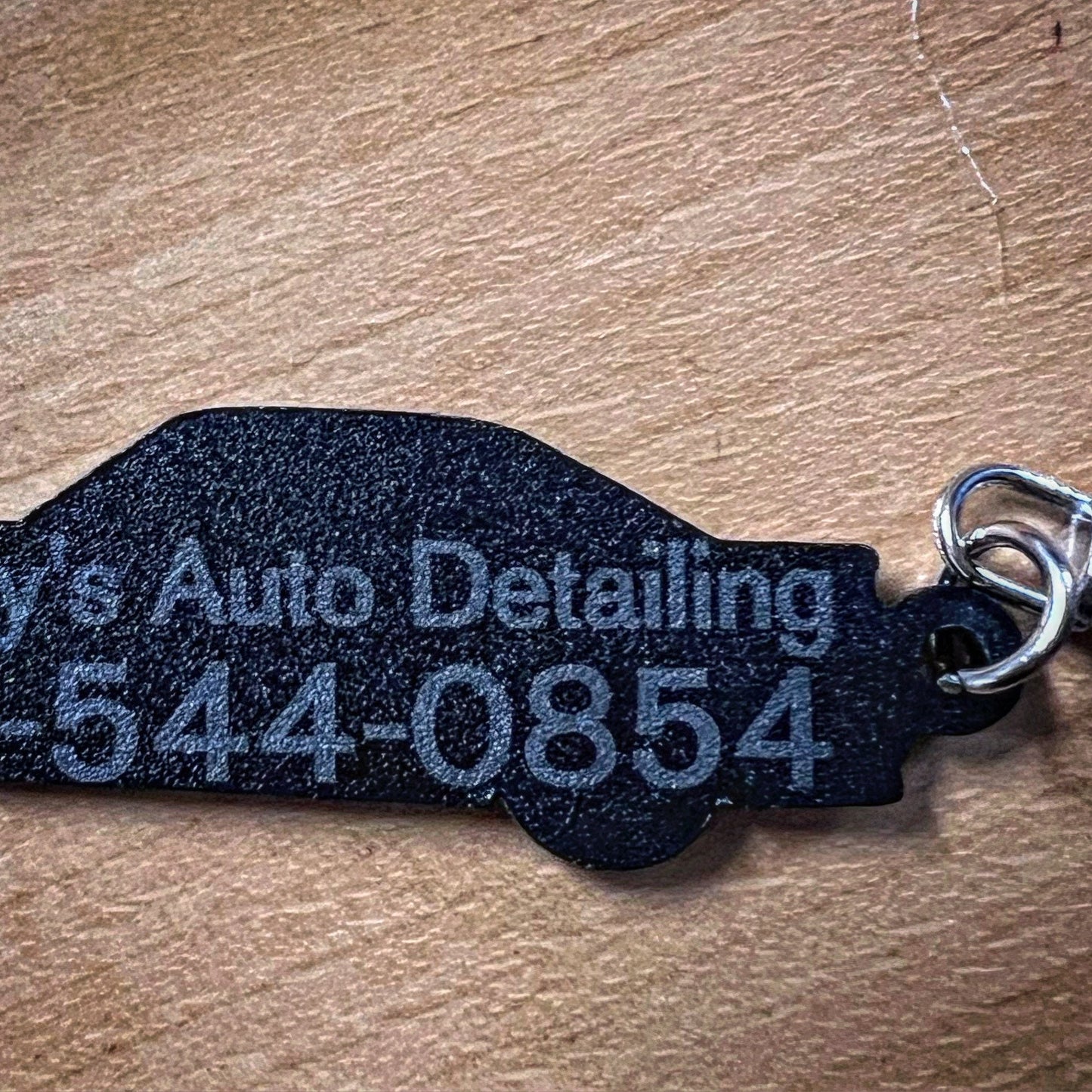 Laser engraving for the back of Key chains, add-on, does not include keychain